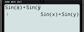 This function represents the sum of sine functions of x and y.