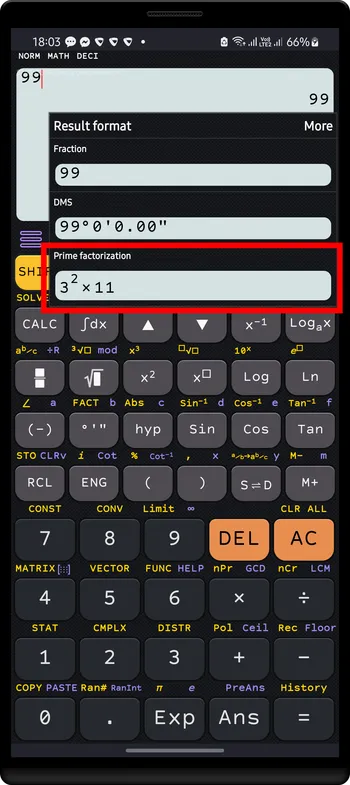 Prime factorization