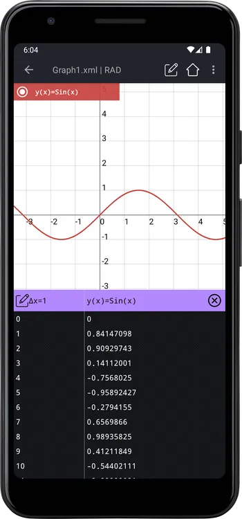 Press `Calc` button to open `Calc` panel